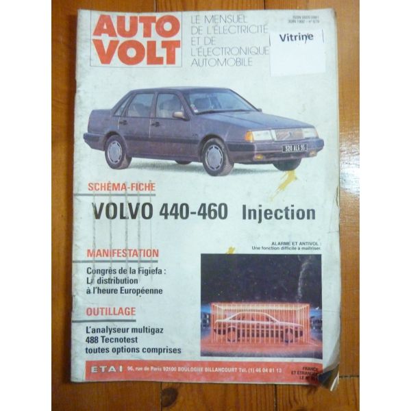 440-460 Revue Technique Electronic Auto Volt  Volvo
