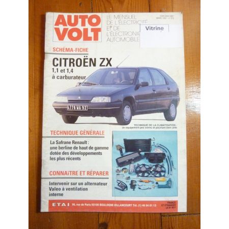 ZX 1.1 1.4 Revue Technique Electronic Auto Volt Citroen