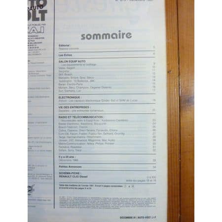 Clio Die Revue Technique Electronic Auto Volt Renault