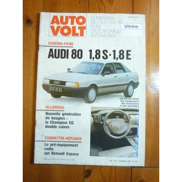 80 1.8 S-E Revue Technique Electronic Auto Volt Audi