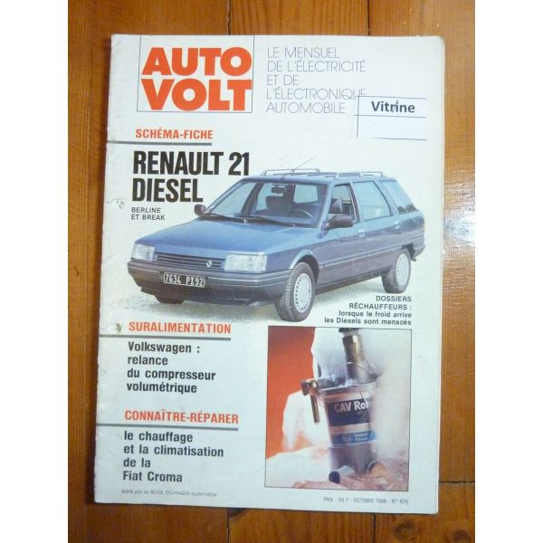 R21 Die Revue Technique Electronic Auto Volt Renault