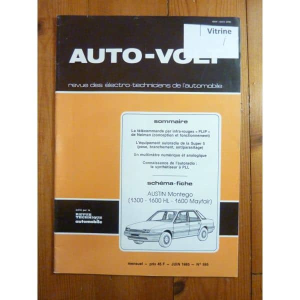 Montego Revue Technique Electronic Auto Volt Austin