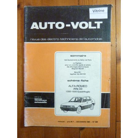 33 quadrifoglio Revue Technique Electronic Auto Volt Alfa Romeo