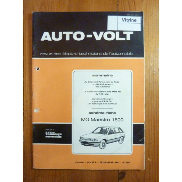 Maestro 1.6 Revue Technique Electronic Auto Volt Austin
