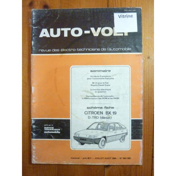 BX19 Die Revue Technique Electronic Auto Volt Citroen