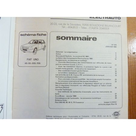 Uno Revue Technique Electronic Auto Volt Fiat