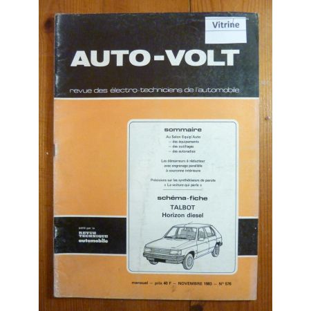 Horizon Die Revue Technique Electronic Auto Volt Talbot Simca