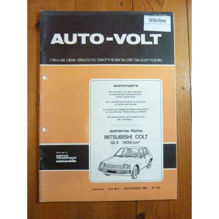 Colt GLX 1.4 Revue Technique Electronic Auto Volt Mitsubishi