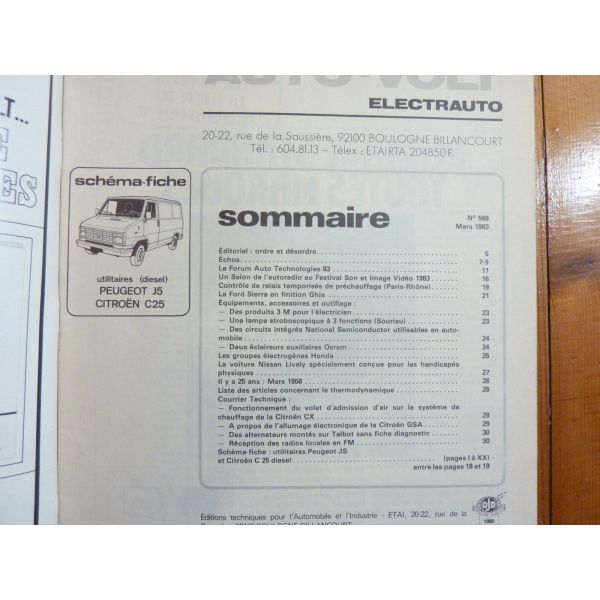 PEUGEOT J5 - CITROEN C25 Diesel