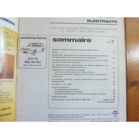 Metro Revue Technique Electronic Auto Volt Austin