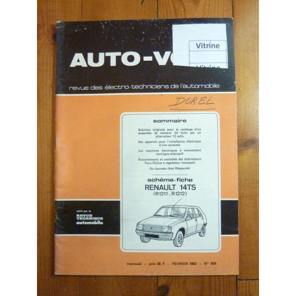 R14 TS Revue Technique Electronic Auto Volt Renault