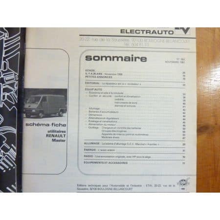Master Revue Technique Electronic Auto Volt Renault