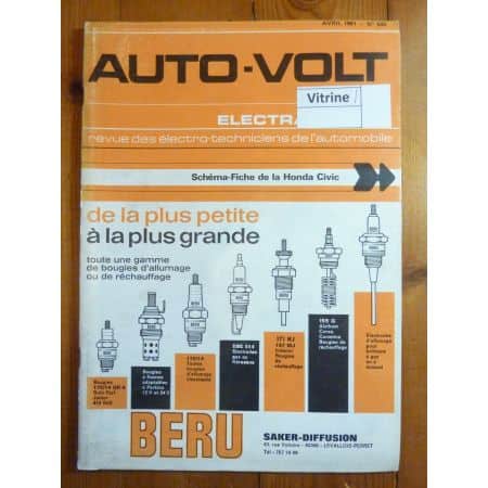 Civic Revue Technique Electronic Auto Volt Honda