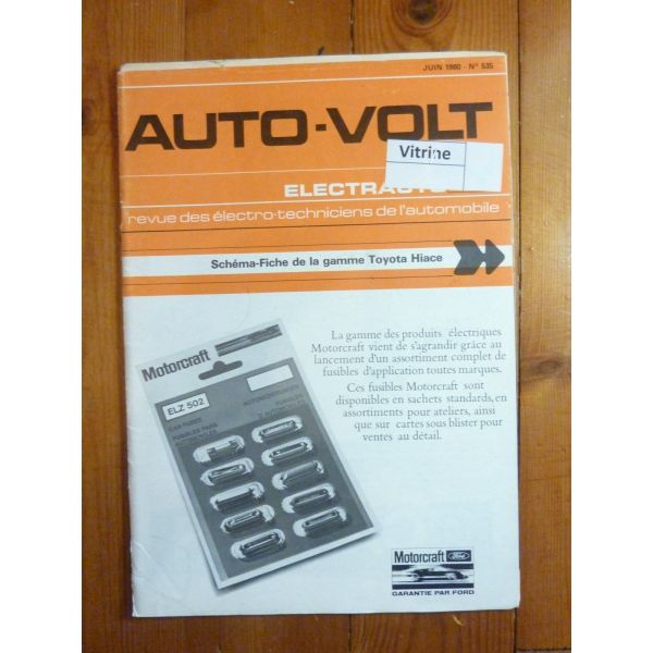 Hiace Revue Technique Electronic Auto Volt Toyota