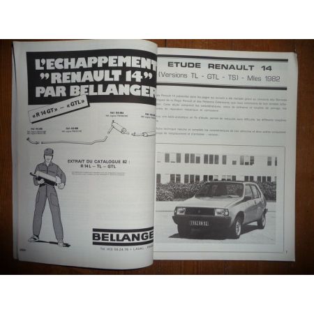 R14 1982 Revue Technique Renault
