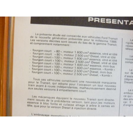 Transit Revue Technique FORD