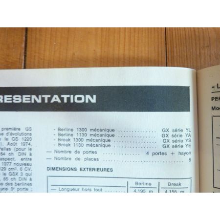 GSA 85- Revue Technique CITROEN