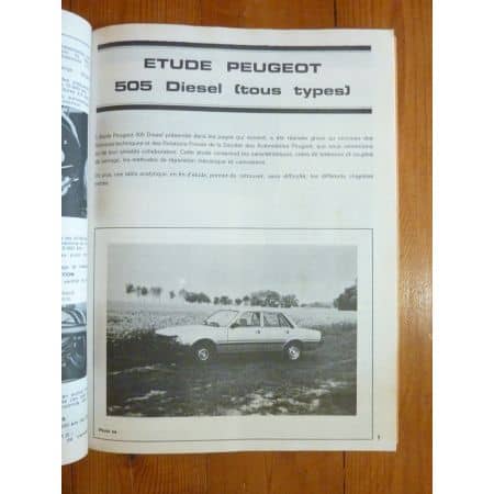 505 Diesel Revue Technique PEUGEOT
