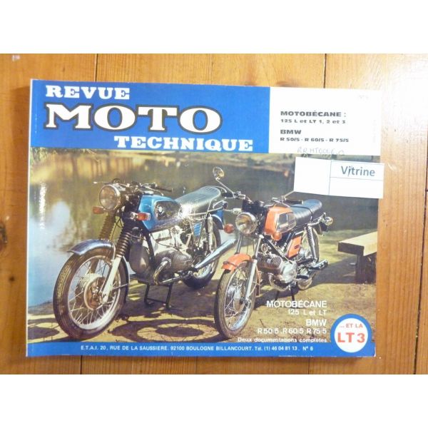 125 LT R50/5 R50/5 R75/5 Revue Technique MOTOBECANE BMW