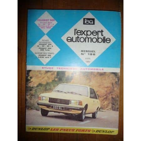 305 1982 Revue Technique Peugeot