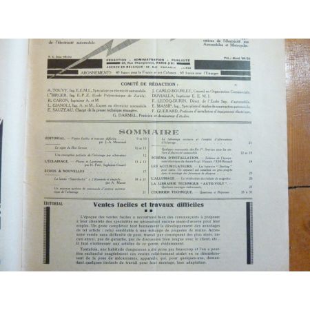 Eclairage Revue Technique Electronic Auto Volt