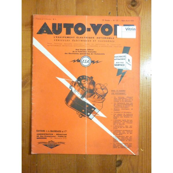 Voitures electriques Revue Technique Electronic Auto Volt