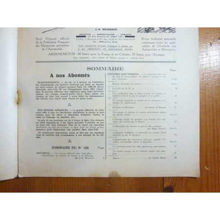 Voitures electriques Revue Technique Electronic Auto Volt