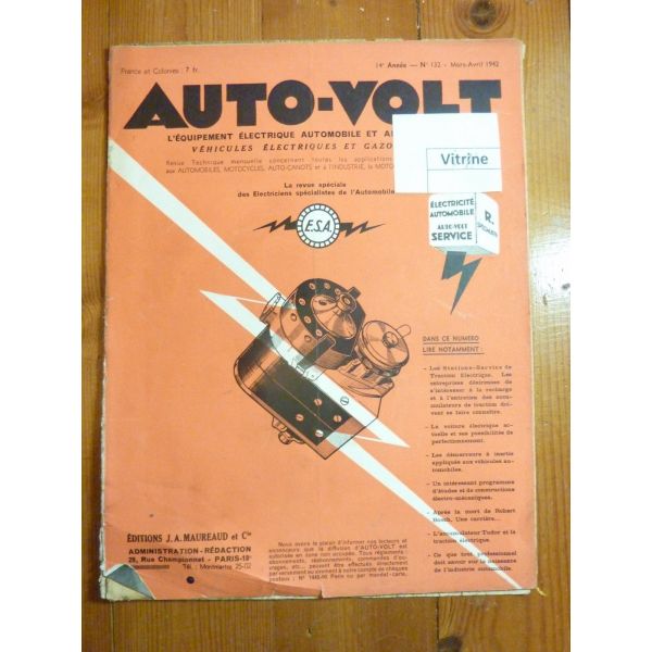 Voiture électrique Revue Technique Electronic Auto Volt