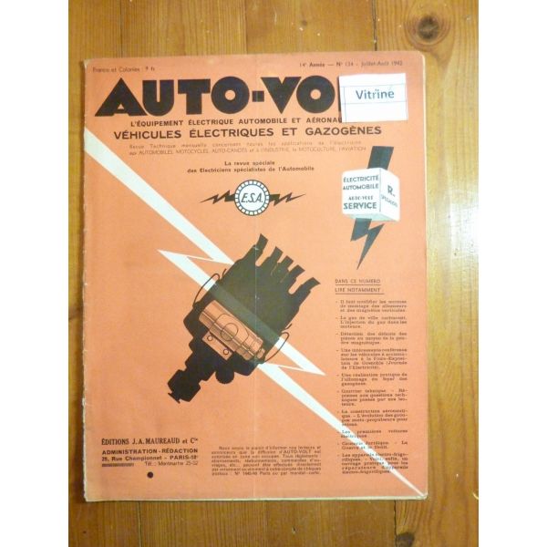 Construction aéronautique Revue Technique Electronic Auto Volt