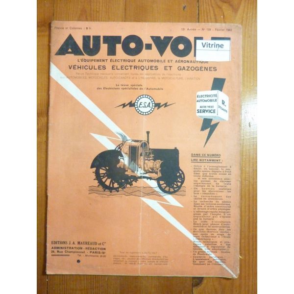 Coiffe BOSCH Revue Technique Electronic Auto Volt