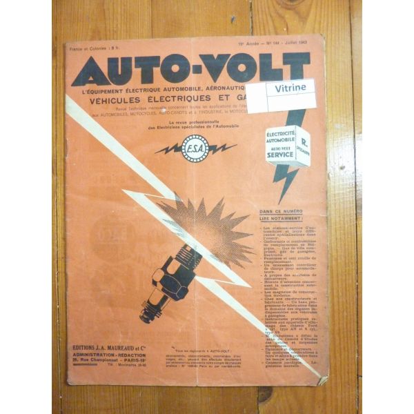 Démarrage Revue Technique Electronic Auto Volt