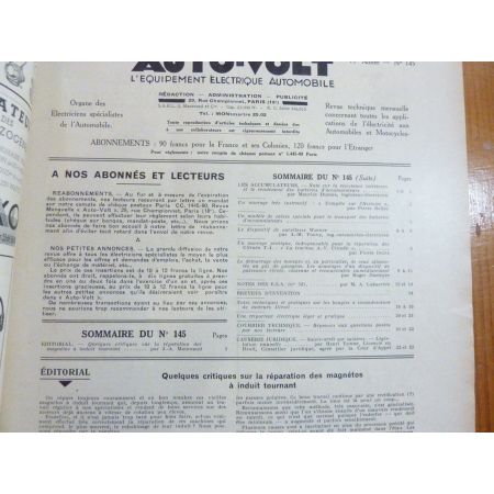 Warner Revue Technique Electronic Auto Volt