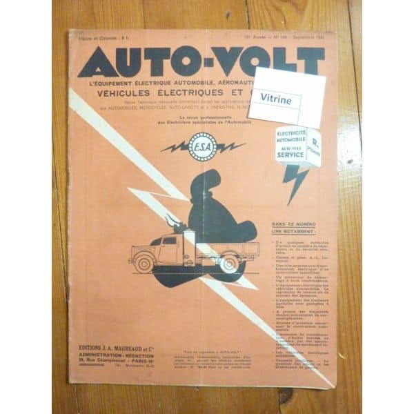 Régulateurs de tension Revue Technique Electronic Auto Volt