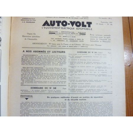 Régulateurs de tension Revue Technique Electronic Auto Volt