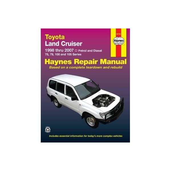 Land Cruiser 98-07 Revue technique Haynes TOYOTA Anglais