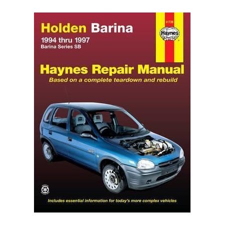 Barina 94-97  Revue technique Haynes HOLDEN OPEL Anglais