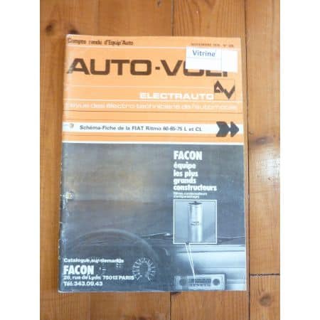 Ritmo 60 65 75 Revue Technique Electronic Auto Volt Fiat