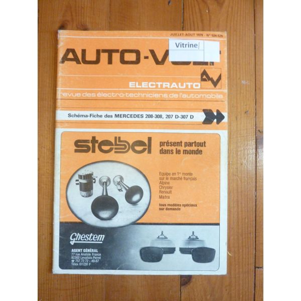 208 308 207D 307D Revue Technique Electronic Auto Volt Mercedes