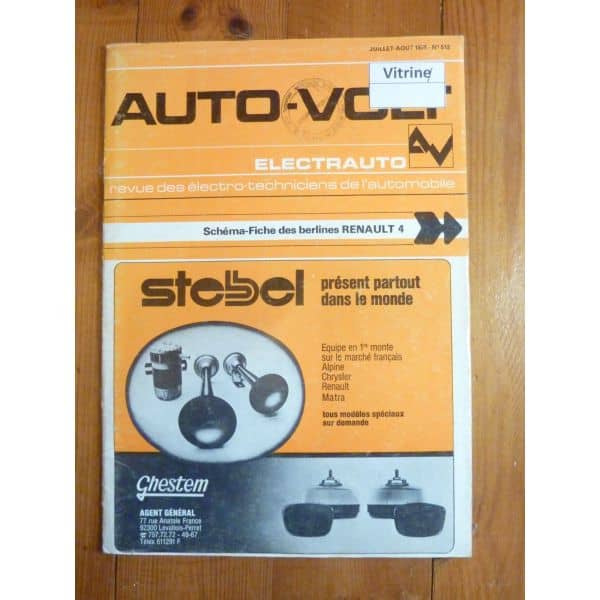 R4 Revue Technique Electronic Auto Volt Renault