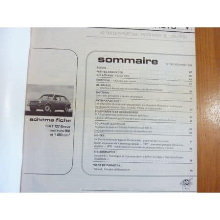 127 Brava Revue Technique Electronic Auto Volt Fiat