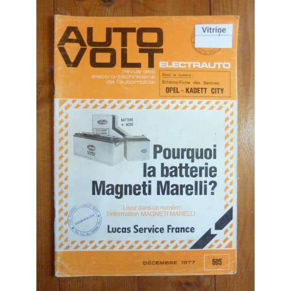 Kadett City Revue Technique Electronic Auto Volt Opel