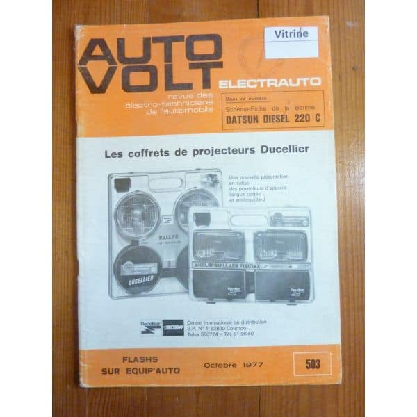 220C Die Revue Technique Electronic Auto Volt Datsun