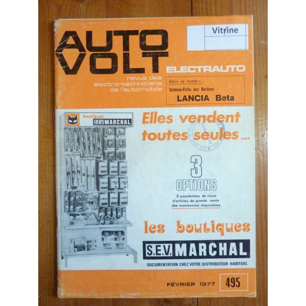 Beta Revue Technique Electronic Auto Volt Lancia