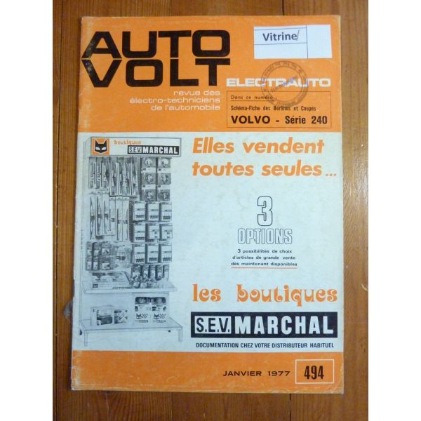 Série 240 Revue Technique Electronic Auto Volt Volvo