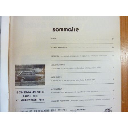 50 Polo Revue Technique Electronic Auto Volt Audi