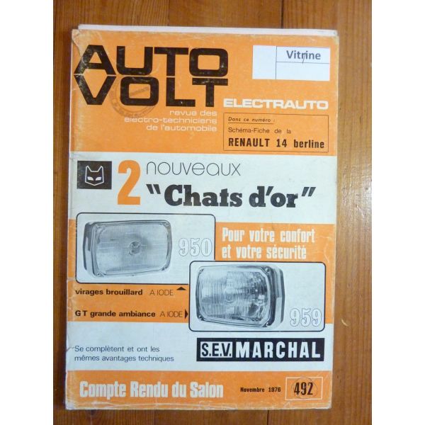 R14 Revue Technique Electronic Auto Volt Renault