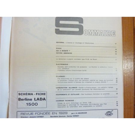 1500 Revue Technique Electronic Auto Volt Lada