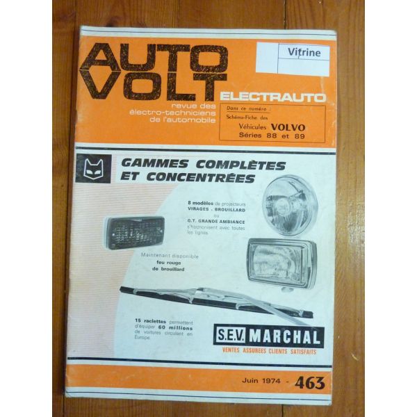 88-89 Revue Technique Electronic Auto Volt Volvo