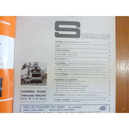 88-89 Revue Technique Electronic Auto Volt Volvo