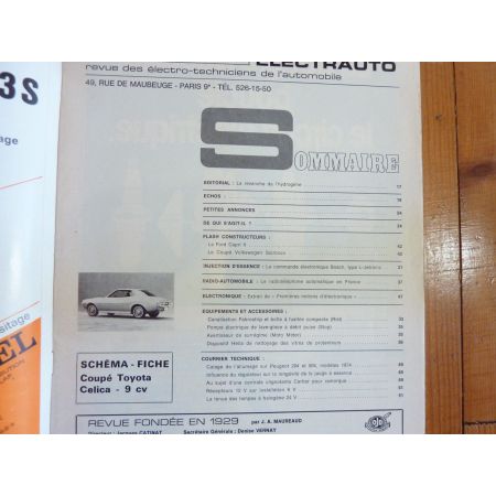 Celica Revue Technique Electronic Auto Volt Toyota
